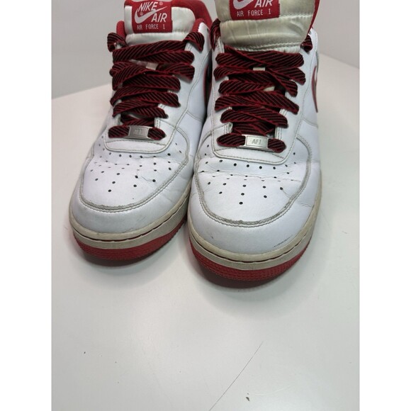 Nike Air Force 1 Low White University Red 488298-139 Men’s Size 10.5 w/ Box main image 6